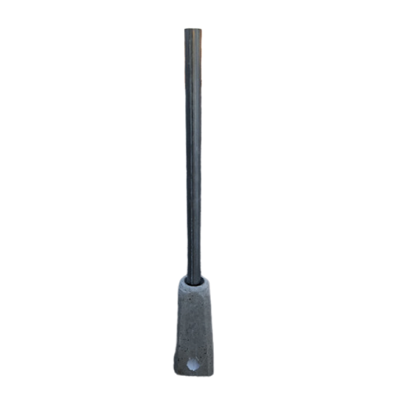 Concrete Foundation Pole EV Charger